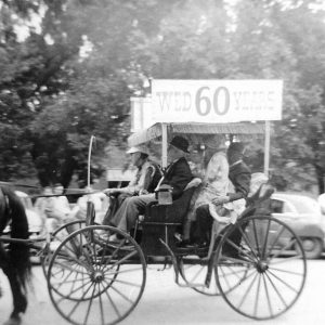 anniversary buggy in parade